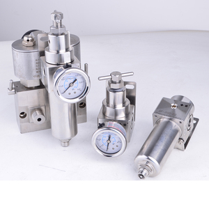 Régulateur en acier inoxydable Fonctionnement pneumatique Filtre régulateur Deux combinaisons SFR2000 1/4\" FRL Fabricant - Product Image 6