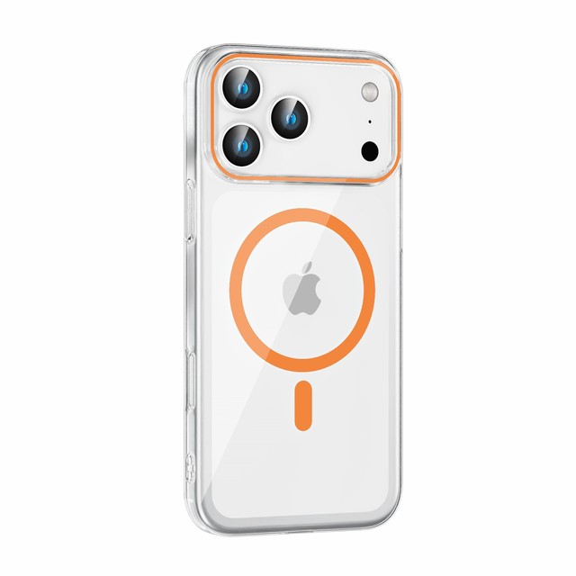 Popular Luxury Magnetic Transparent Clear Hard PC Mobile Phone Case for iPhone 18 17 16 15 14 13 Pro Max Shockproof Phone Cover