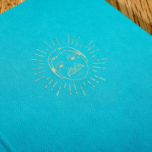 Menu de restaurant de haute qualité en similicuir bleu, format A4, reliure à vis, cartes de menu à double panneau, couverture de menu - Product Image 6