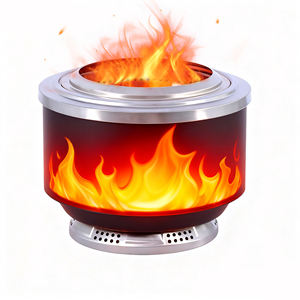 <span class=keywords><strong>Brasero</strong></span> sans fumée avec plaque de <span class=keywords><strong>Barbecue</strong></span> détachable <span class=keywords><strong>Brasero</strong></span> extérieur portable en acier inoxydable Camping Fire Stove Outdoor Bonfires - Product Image 6