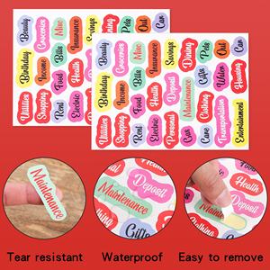 Agenda de pensée en spirale personnalisé planificateur d'inventaire à couverture rigide classeur budgétaire mensuel cahier flash - Product Image 3