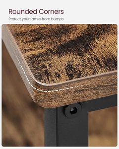 Étagère de rangement de cuisine, étagère de rangement basse à 3 niveaux, structure en acier robuste, style industriel, facile à assembler - Product Image 6