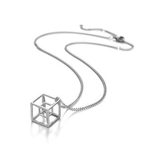 Colgante Metathron Cuadrado de Tubo Doble Hueco 3D de Acero Inoxidable Fundido de Yiwu Aceon, el Más Nuevo y Poderoso Tesseract Mágico - Product Image 2