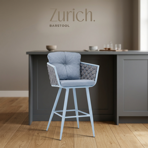 Modern <b>Leather</b> Upholstered Armless <b>Bar</b> Chair Counter <b>Stool</b> with Metal Legs for Restaurant Kitchen Island - Product Image 2