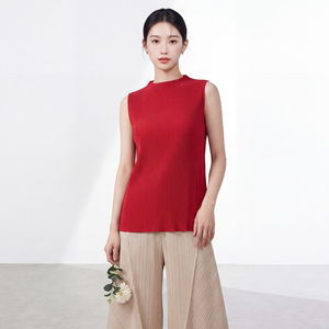 Novedades para Mujer: Blusa Casual Holgada sin Mangas, Estilo Minimalista con Cuello, Elegante y Ecológica para Todas las Temporadas - Product Image 5