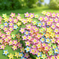 50 pièces de décorations florales pour ongles en résine, fleurs de Plumeria, accessoires pour ongles, fleurs de Frangipanier, pour l'été