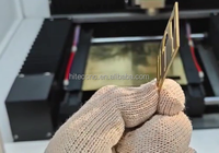Découpeuse laser à fibre de haute précision pour bijoux, pour la découpe de plaques en laiton, argent et or