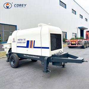 เครื่องผสมคอนกรีตแบบพกพา Cory Cost Saving Compact 40m3/ชม. ระยะส่ง 150 ม. ระบบพลังงานคู่ สำหรับงานก่อสร้างฐานรากบ้าน - Product Image 4