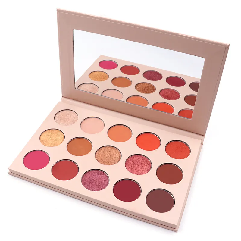 New Trending 15 Color Eye Shadow Makeup Make Your Own Brand Matte Shimmer Eyeshadow Palette
