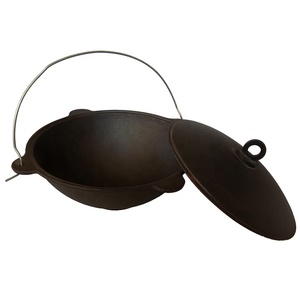 Pot <span class=keywords><strong>de</strong></span> cuisson <span class=keywords><strong>en</strong></span> <span class=keywords><strong>fonte</strong></span> asiatique, 3 tailles, robuste, <span class=keywords><strong>de</strong></span> toutes tailles, à large bouche - Product Image 3