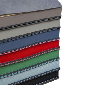 <b>Fancy</b> Dairy Business Office Custom Logo Journal Leather Design Daily Hardcover Wholesale <b>Notebook</b> - Product Image 2
