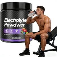 Poudre de supplément énergétique électrolytique biologique en vrac OEM pour boisson hydratante, sachets de poudre électrolytique à marque privée