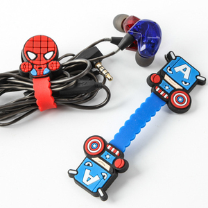 Organizzatore per Cavi in Acrilico Personalizzato con Personaggi <span class=keywords><strong>Marvel</strong></span> alla Moda, Avvolgicavo Originale <span class=keywords><strong>Iron</strong></span> <span class=keywords><strong>Man</strong></span> e Captain America - Product Image 1