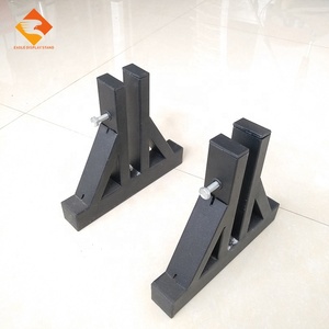 <span class=keywords><strong>Présentoir</strong></span> de plaque de pierre de cadre de fer en forme de T de style moderne support de roche en céramique Mini version écologique pour le portable pliable - Product Image 4