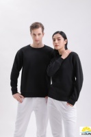 Hoodie Grosir dan Sampel Gratis, Sweatshirt Berlapis Satu Lapis, Sweatshirt Pewarnaan Garment, Hoodie Kerja Pria, Hoodie Putih Crop