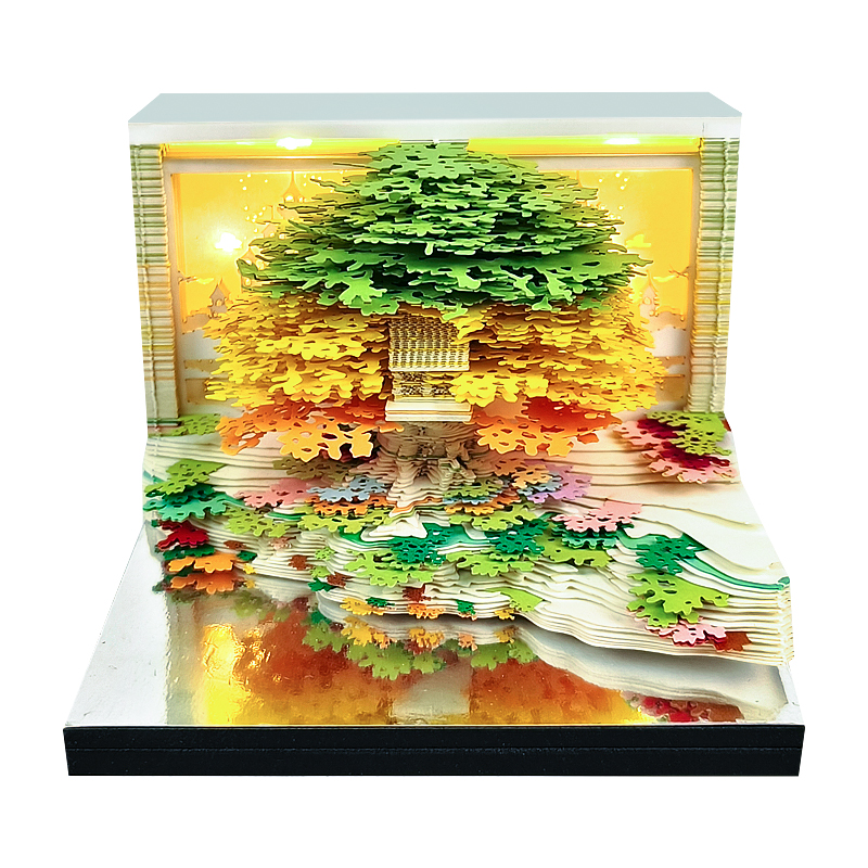 Albero Verde-Fiore Verde