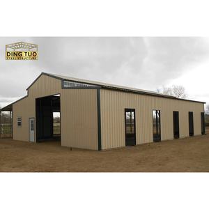 Goedkope prijs, rechtstreeks van de fabriek: prefab stalen constructie schapen- en geitenstal, melkveestal, veestal, boerderijgebouw - Product Image 4