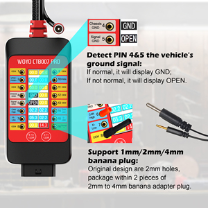 Neuer WOYO CTB007 PRO OBD2 Code-Leser Break Box Digital 16-PIN LCD VRMS Daten 12V USB Automotive Diagnose-ECU-Testgerät für - Product Image 4
