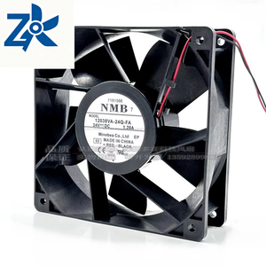 Ventilateur axial de refroidissement pour onduleur NMB <span class=keywords><strong>Mobea</strong></span> 12038VA-24Q-FA 24V 1.20A 120*120*38 à roulement à billes, alimentation électrique, personnalisation ODM - Product Image 1