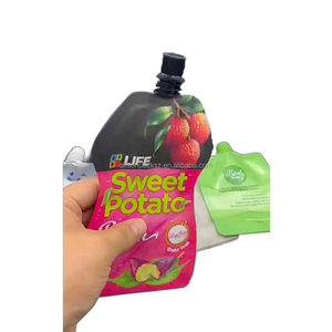 50/250/500 ML <strong>Packaging</strong> Spouted <strong>Gel</strong> Pouches Cosmetic Refill Pouch With Spout Small Refillable Travel Subpackage Spout Pouch - Product Image 4
