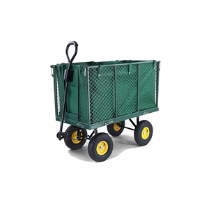 Outdoor-Gartenwagen, Garten-Dumper, Rasen-Transportwagen, Schwerlast-Gartentrolley aus Stahl - Product Image 1