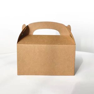 Candy Box Cake <b>Packing</b> Box 160x90x86mm With Handle Rectangle Food Packaging Paper <b>Boxes</b> - Product Image 3