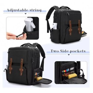 Estuche de Viaje para Barberos con Muestra Gratis, Bolsa de Peluquería de Gran Capacidad para Diversas Herramientas de Corte de Cabello, Mochila Negra para Barberos - Product Image 5