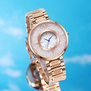 New Women's <b>Watches</b> Fashionable and Creative Stainless Steel Mother-of-<b>Pearl</b> <b>Watches</b> Wholesale - Product Image 2
