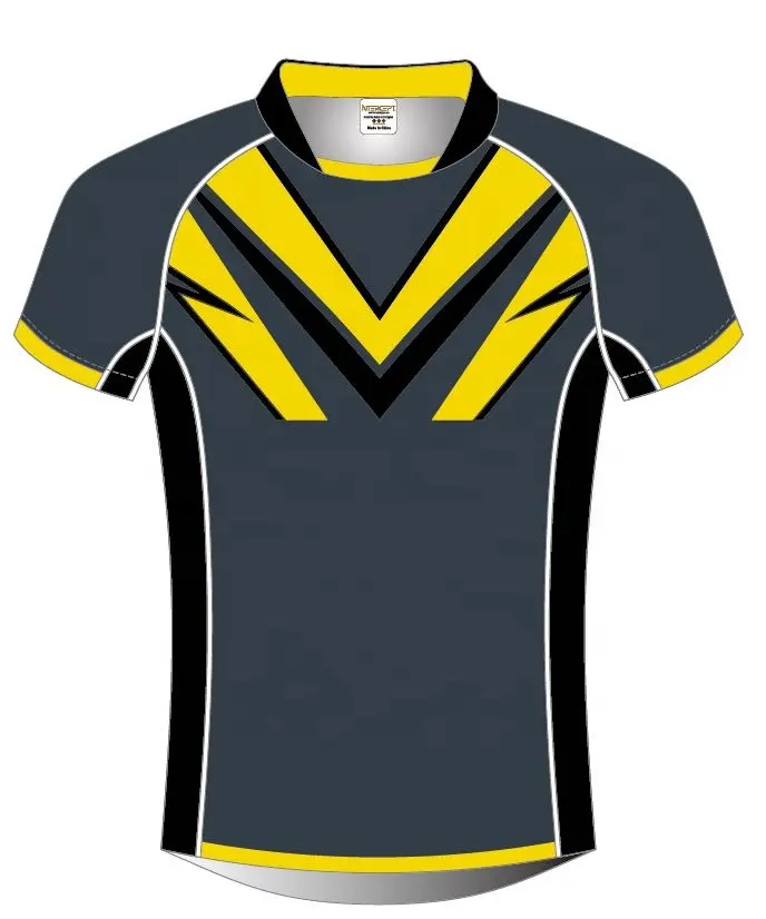 Custom Wholesale Sports Men Rugby Jersey Shirt and Shorts sets OEM Service Sublimation Rugby League Set