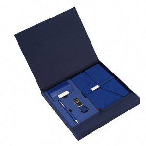 Custom PU Leather Executive Gift <b>Set</b> <b>Notebook</b> Card Holder Keychain Digital Printing-Perfect Corporate Teacher Appreciation Gifts - Product Image 4