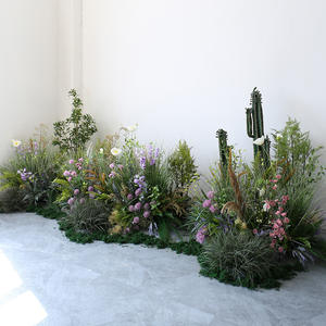 Tanaman semak Persia buatan daun buatan Semak hijau buatan bunga rumah taman kantor dekorasi pernikahan - Product Image 4