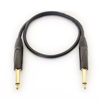 OEM 3.5mm Mono Jack Instrument de musique Haut-parleur Câble Boîte électrique Guitare Câble Microphone Mélangeur Audio Vidéo Basse Câble