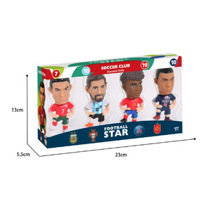 Figurines de football en PVC version Q, lot de boîtes mystères, figurines de collection pour fans, cadeaux et collection - Product Image 2