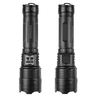 La plus brillante 100W USB-C lampe de poche Rechargeable blanc Laser COB aluminium Durable Zoom lumière d'inondation torche batterie externe pour une utilisation en extérieur