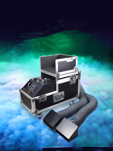 Máquina de Humo de Doble Tubo de 2000W con Estuche de Transporte, Opciones Dobles para Actuaciones en Bodas, Incluye Líquido para Humo Bajo - Product Image 4