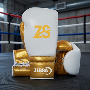 Guantes de entrenamiento de encaje profesionales hechos a medida, guantes de boxeo con cordones, guantes de combate de boxeo, entrenamiento de gimnasia, gran oferta - Product Image 5