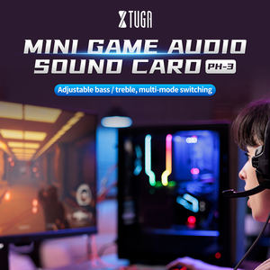<span class=keywords><strong>Tarjeta</strong></span> de Sonido Profesional XTUGA PH-3, Interfaz de Audio USB para Transmisión en Vivo, Módulo de Grabación de Sonido para Juegos - Product Image 2