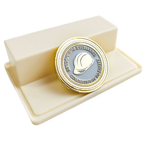 Pièces commémoratives 3D de style moderne et traditionnel, économiques, vierges, en métal plaqué, avec procédé d'impression UV - Product Image 1