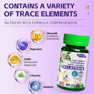 Meilleurs Aides au Sommeil 2022 Capsules Complexe de Glycinate de Magnésium Mélatonine Complément Remèdes pour Vous Aider à Dormir Produits Relaxants - Product Image 3