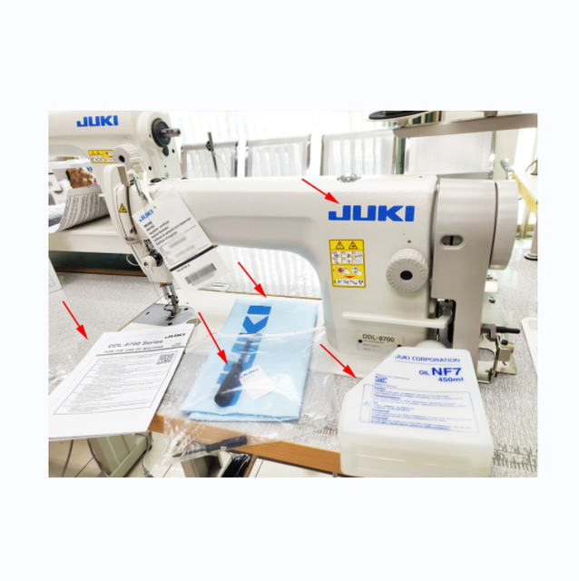 Low Price for 2022 Brand New Japan Brand Single Needle Jukis 8700 Sewing Machines Ready to Ship JA1-1 for Sale