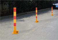 Poste de sécurité garde-espace, ressort Flexible, Installation avec filtre, barrière de verrouillage de stationnement, pour Garage, 2 pièces