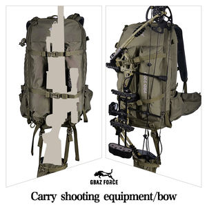 Mochila de Caza GAF 40L 500D de Nailon Cordura Impermeable con Soporte para Arco y Cubierta para Lluvia - Product Image 2