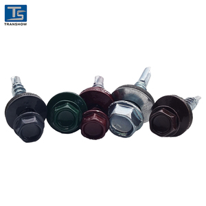 Hex đầu tấm kim loại mái vít tự khởi động/khai thác vít với máy giặt EPDM cho tấm lợp sóng - Product Image 1