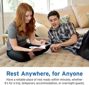 Comfy Foldable Modern Inflatable <strong>Air</strong> Mattress <strong>Bed</strong> with Detachable <strong>Air</strong> Pump for Water Play and <strong>Sofa</strong> <strong>Bed</strong> Use - Product Image 3