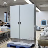Armoire Électrique Étanche IP65, Taille Personnalisée, Boîtiers Modulaires pour Instruments Électroniques, Boîtier Métallique avec Glande