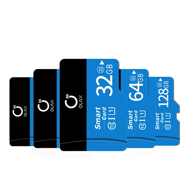 Full Capacity Flash Card Online SD Memory Card High Speed 8GB 16GB 32GB 64GB 128GB 256GB Plastic Bags Blue Plastic Welders OLAX