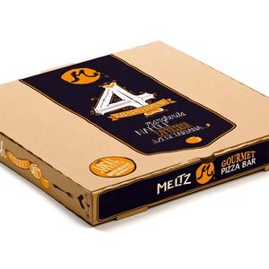 Vendita calda fornitori personalizzato proprio logo stampa a colori addensato scatola di carta ondulata imballaggio <span class=keywords><strong>pizza</strong></span> - Product Image 1