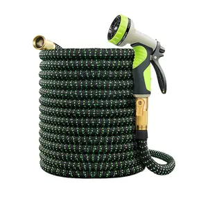 25/50/75/100ft expandable hose Amazon hot sale high Resistant garden hoses retractable soft Water Hose