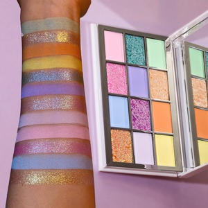 थोक 12 रंग कॉस्मेटिक आंखों की छाया एल्यूमीनियम प्लेट मक्विएगाम प्रॉसिसीगल खाली लक्जरी दृष्टि पैलेट प्लास्टिक - Product Image 4