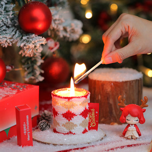 Regalo Aromático Navideño Personalizado, Vela Perfumada de Cera de Soya, Difusor de Fragancia, Recuerdo y Detalle para Fiestas - Product Image 4